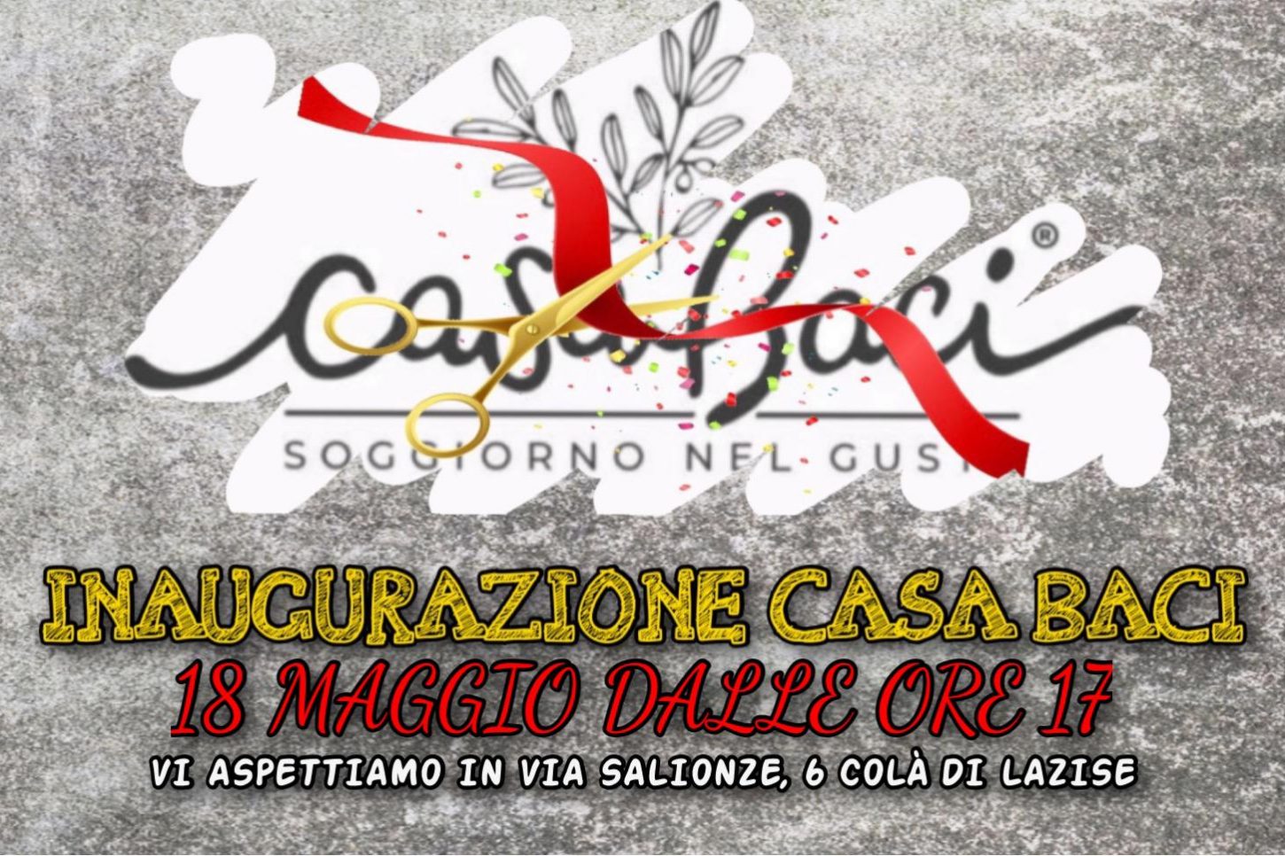 Casa Baci Inaugurazione